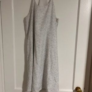 Truth Black and White Grid Halter Dress